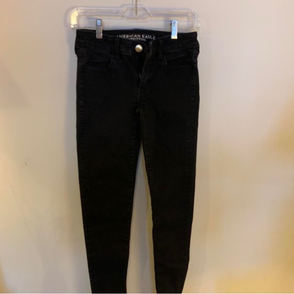 Black skinny jeans American Eagle